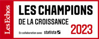 Logo des Champions de la Croissance par le magazine Les Échos